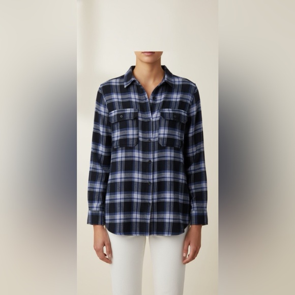 💙 Flannel Shirt “Let’s Run Away” by FOREVER 21💙 - Picture 2 of 10